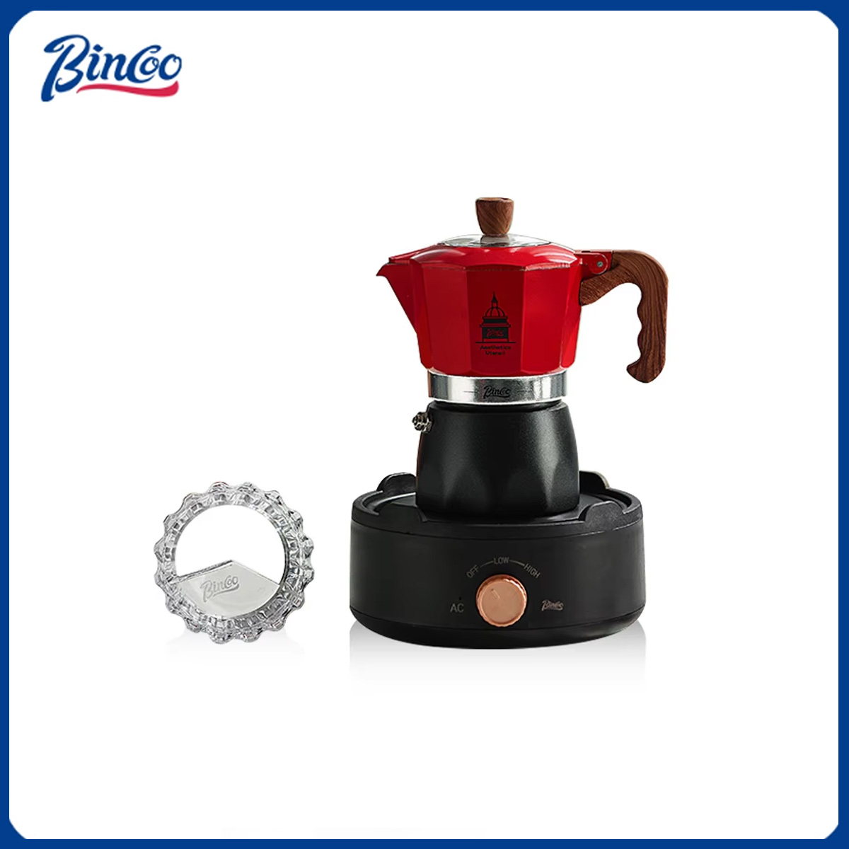 Moka Pot Stove - Bincoo Doppia Valvola Caffè Moka Macchina