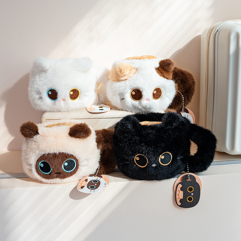 Coffee Tea Espresso Machines - Peluche a Forma di Gatto con