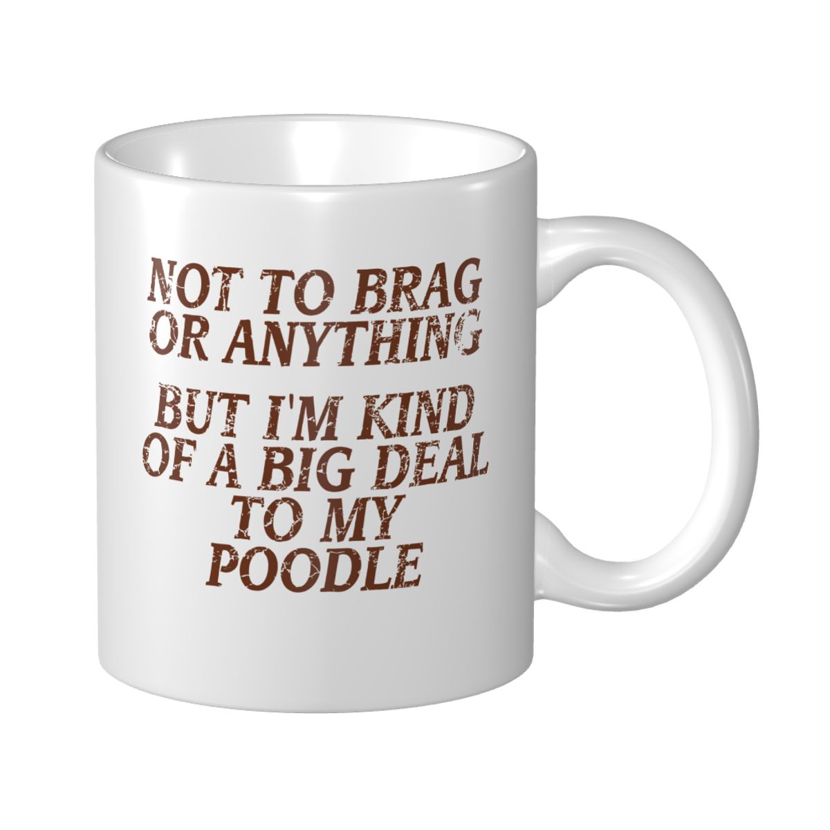 Coffee Tea Joke - Mark Cup Mug Barboncino Scherzo Cane