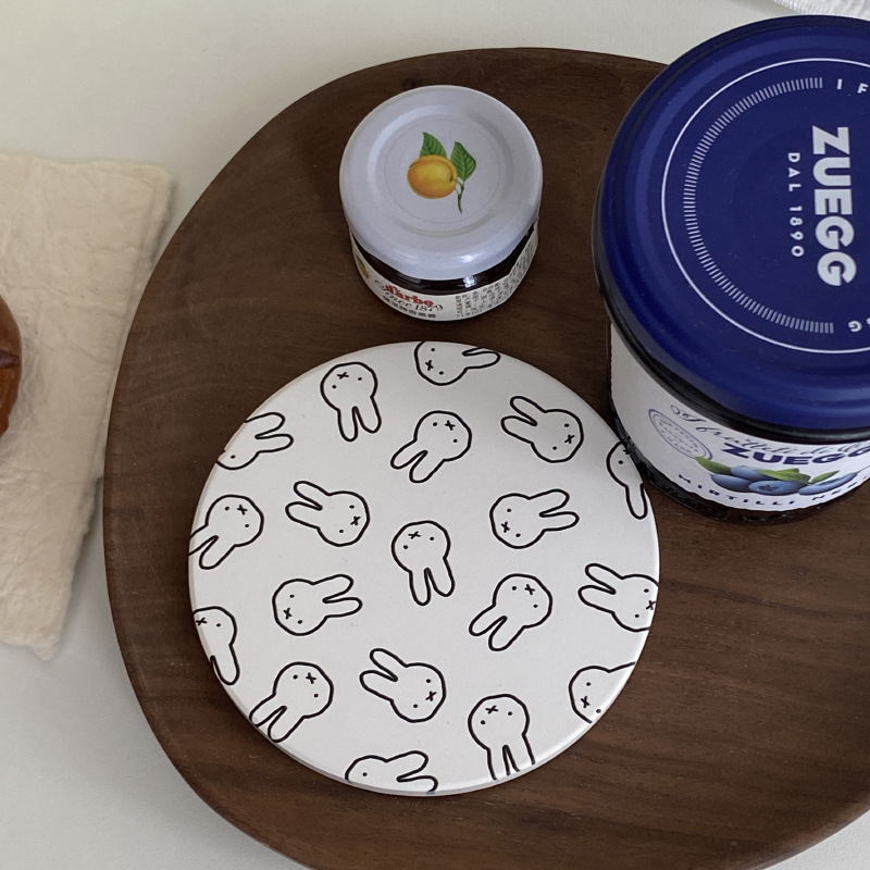 Coffee Tea & Espresso Appliances - Sottobicchieri in Ceramica Serie Miffy, Carini