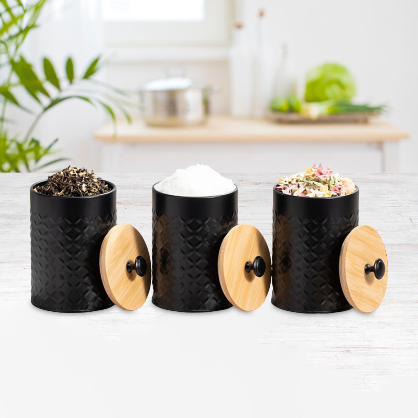 Coffee Tea Sugar Container Set - Set di 3 Contenitori per Tè,