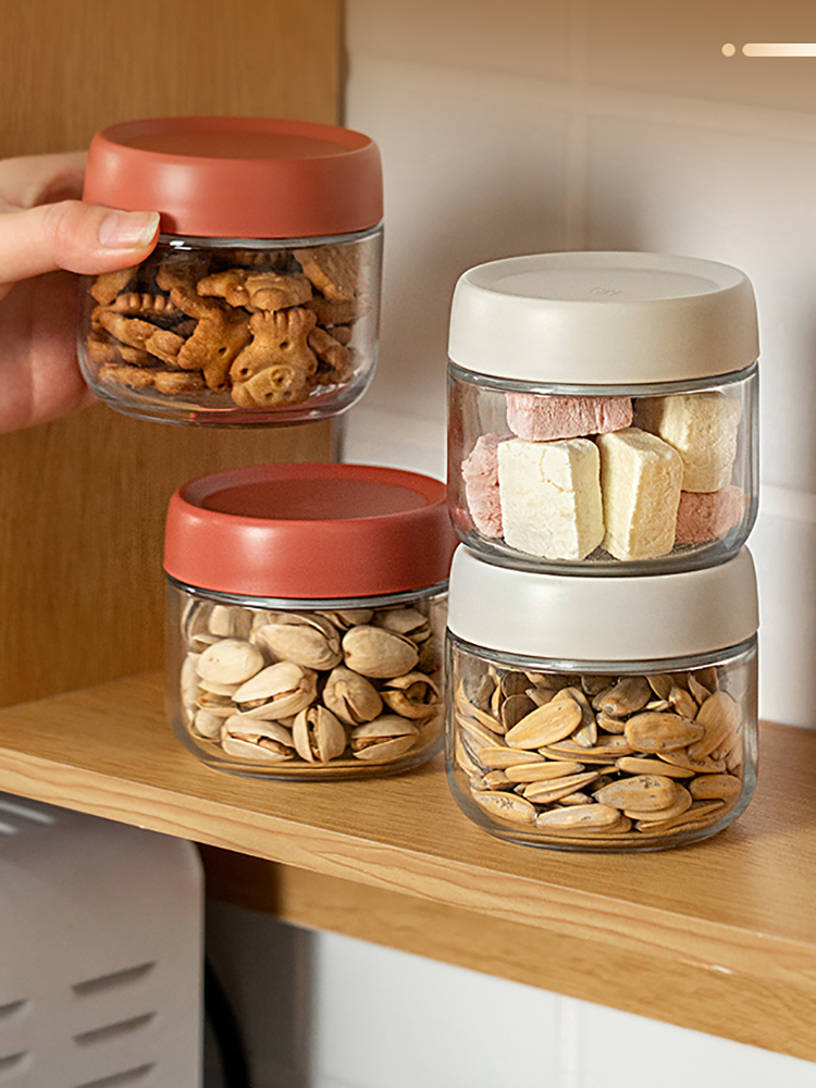Coffee Tea Drawer Organizer - Barattolo sigillato in vetro da 280ml