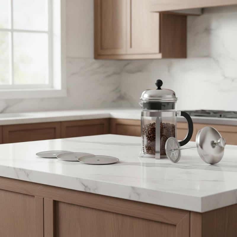 French Press Coffee & Tea - Filtro a pressione francese in acciaio