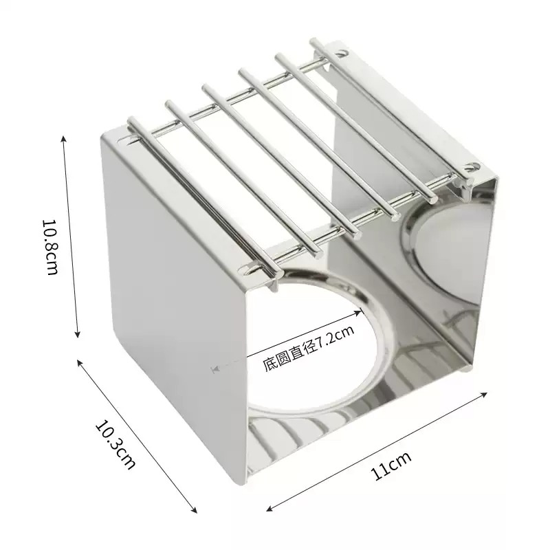 Moka Pot Stove - Supporto Quadrato in Acciaio Inox per