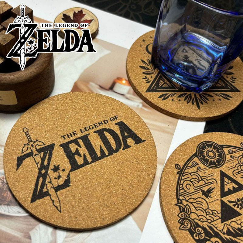 Coffee Tea Japan - Zelda Sottobicchiere Cartoon Anime Tappetino rotondo