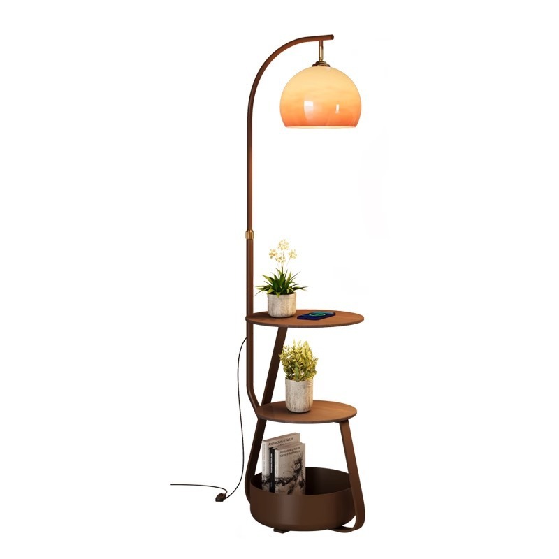 Coffee & Tea Maker Machine - Lampada da terra, comodino antico per