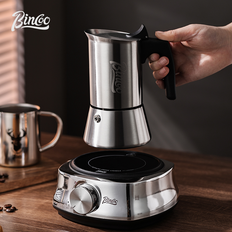 Moka Pot Stove - Caffettiera Bincoo in Acciaio Inox a