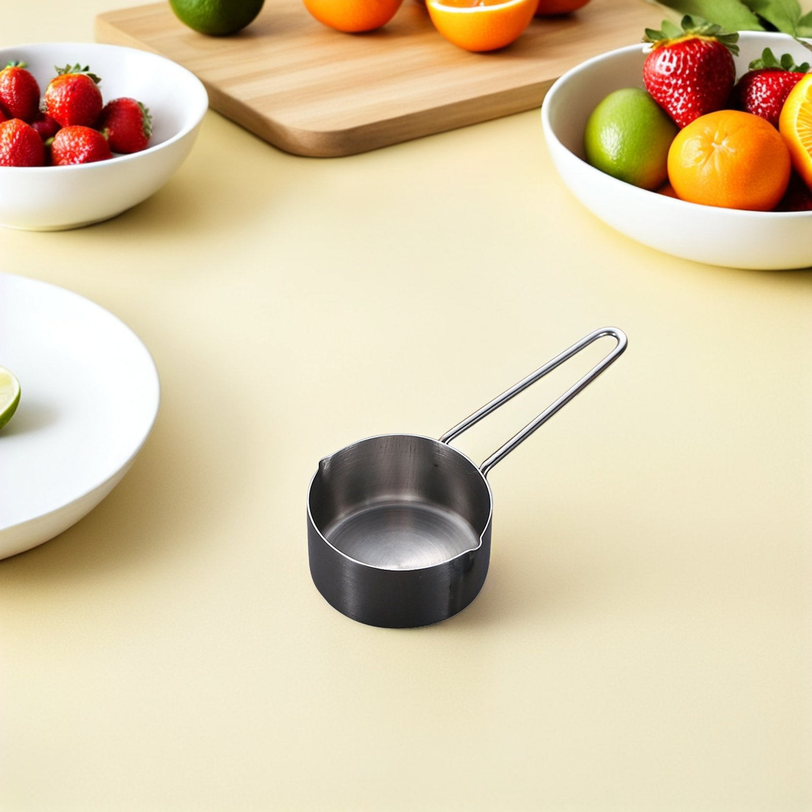 Coffee Tea And Bean Leaf - Cucchiaio dosatore in acciaio inox di
