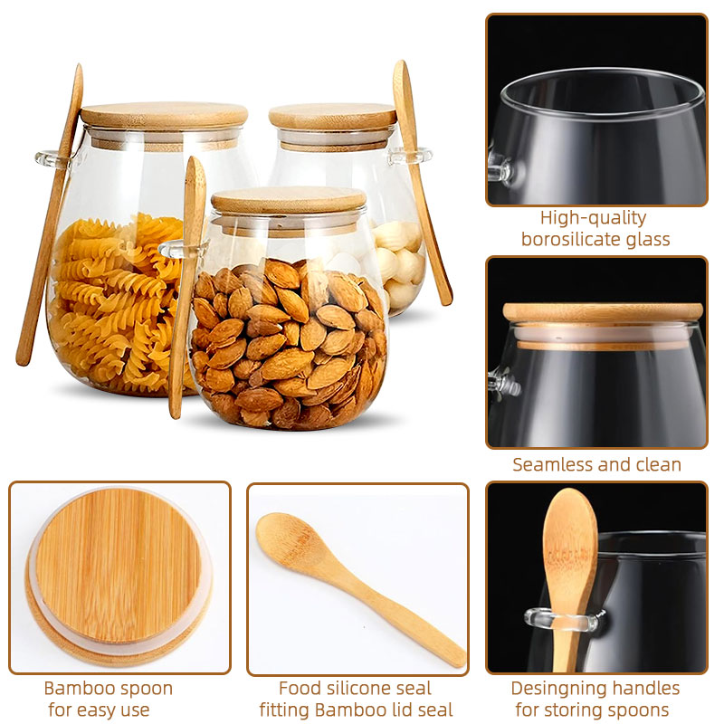Barattolo di vetro sigillato d - Coffee Tea Sugar Container Set recensione e prezzo