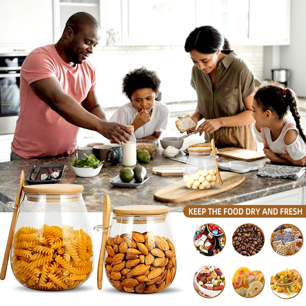 Barattolo di vetro sigillato d - Coffee Tea Sugar Container Set recensione e prezzo
