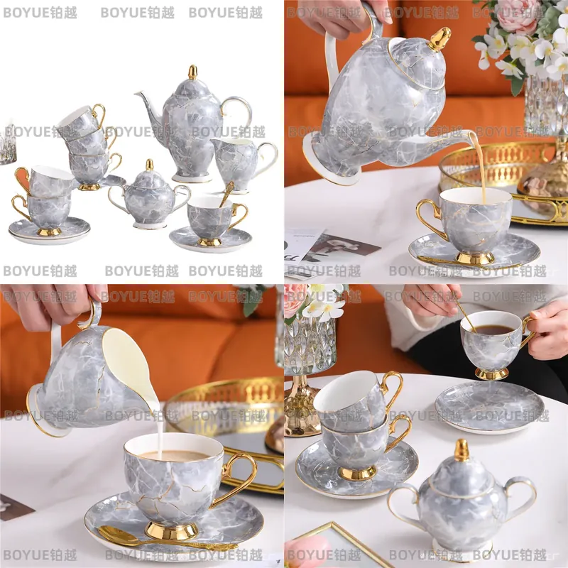 Set di Tazze e Piattini in Por - Coffee Tea Box recensione e prezzo