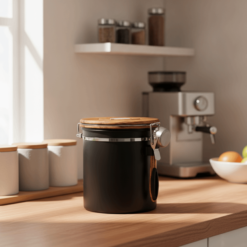 Contenitore per Caffè in Accia - Coffee Tea And Bean Leaf recensione e prezzo
