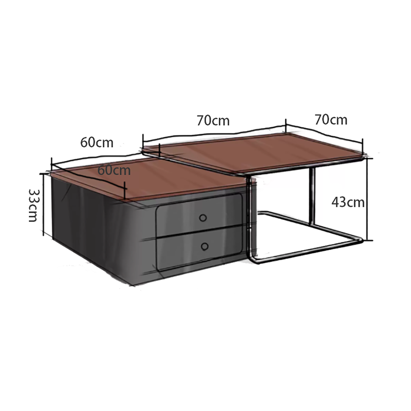 Tavolino da caffè con cassetto - Coffee Tea Drawer Organizer recensione e prezzo