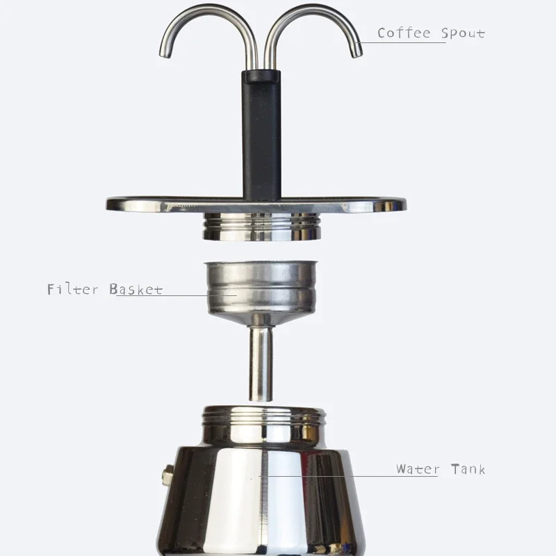 Mini Moka da 200 ml Doppio tub - Moka Pot Stove recensione e prezzo