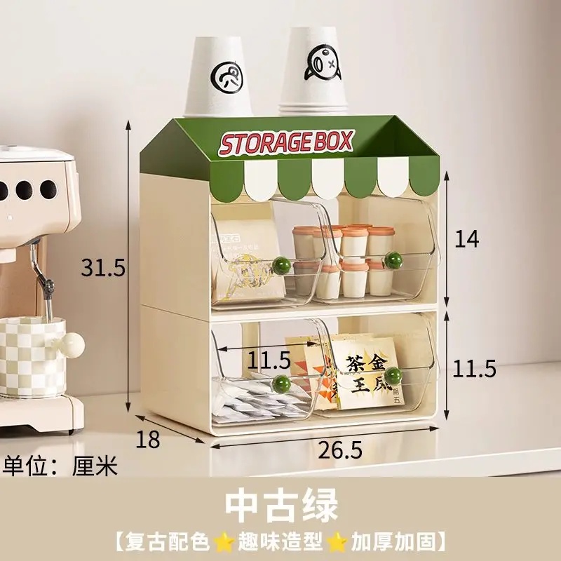 1 Pezzo Porta-Bustine di Tè a  - Coffee Tea Drawer Organizer recensione e prezzo