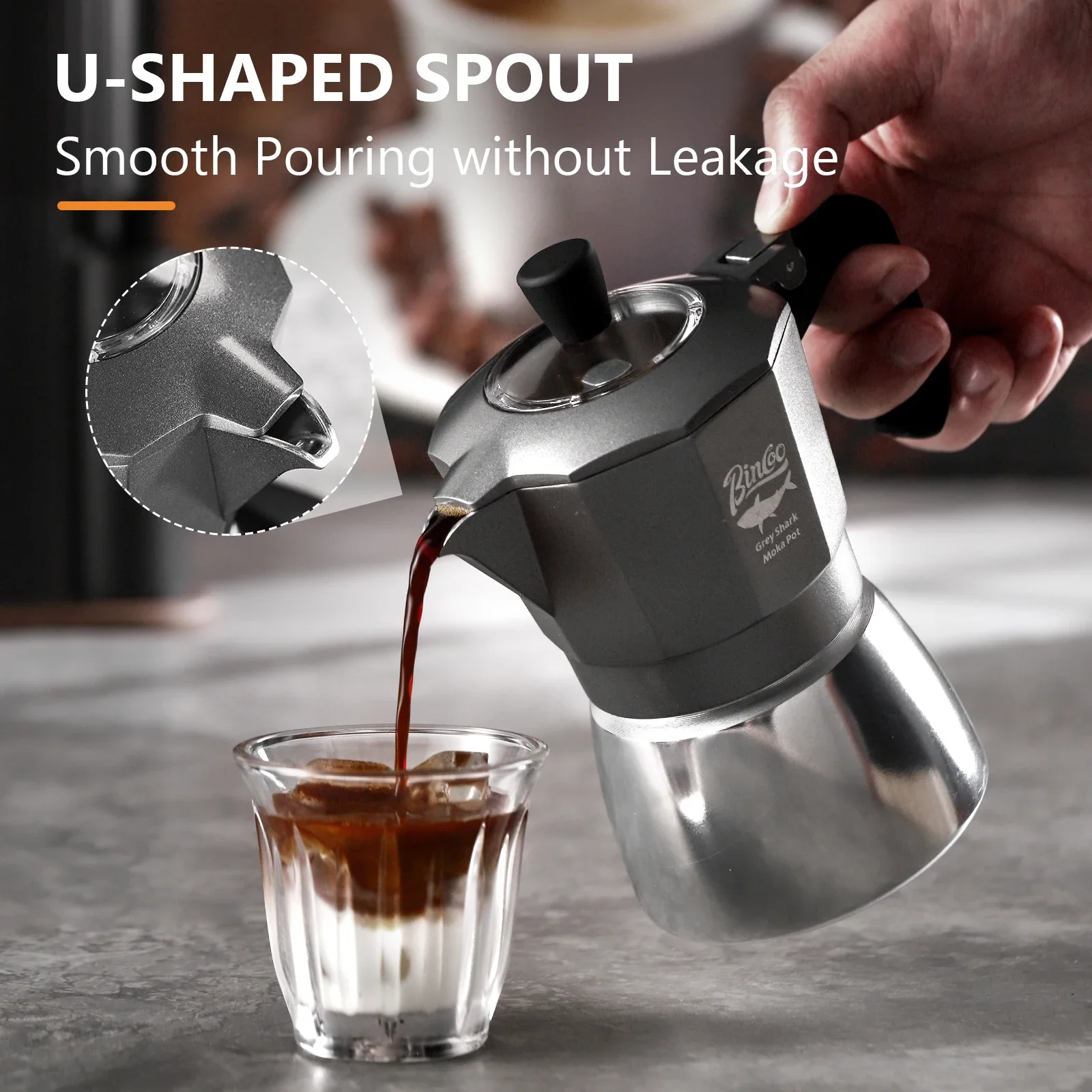 Bincoo Caffettiera Moka a Dopp - Moka Pot Stove recensione e prezzo