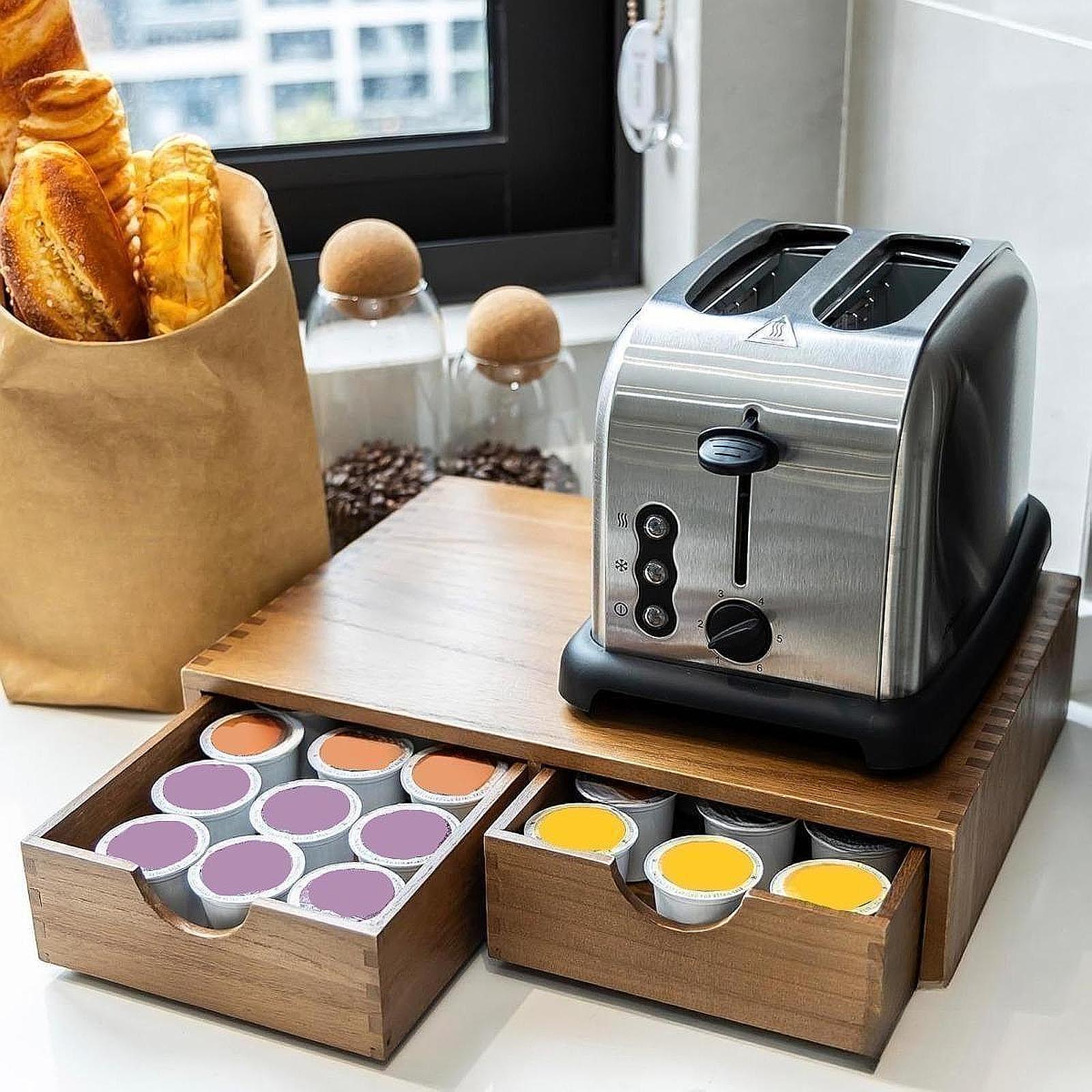 Organizzatore per la conservaz - Coffee Tea Drawer Organizer recensione e prezzo