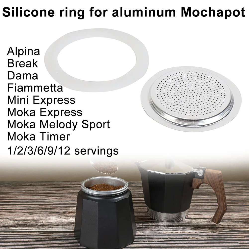 1 set guarnizione in gomma sil - Moka Pot Stove recensione e prezzo