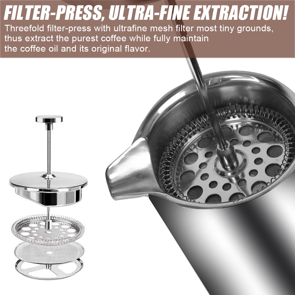 Caffettiera francese di grande - Coffee Tea Espresso Machines recensione e prezzo