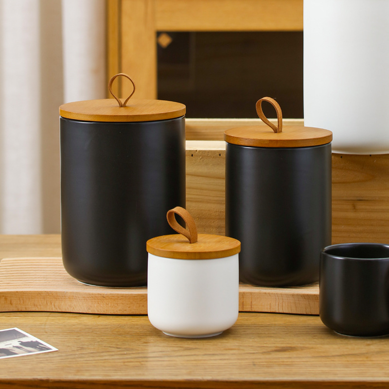 Vaso portaoggetti in ceramica  - Coffee Tea Sugar Container Set recensione e prezzo