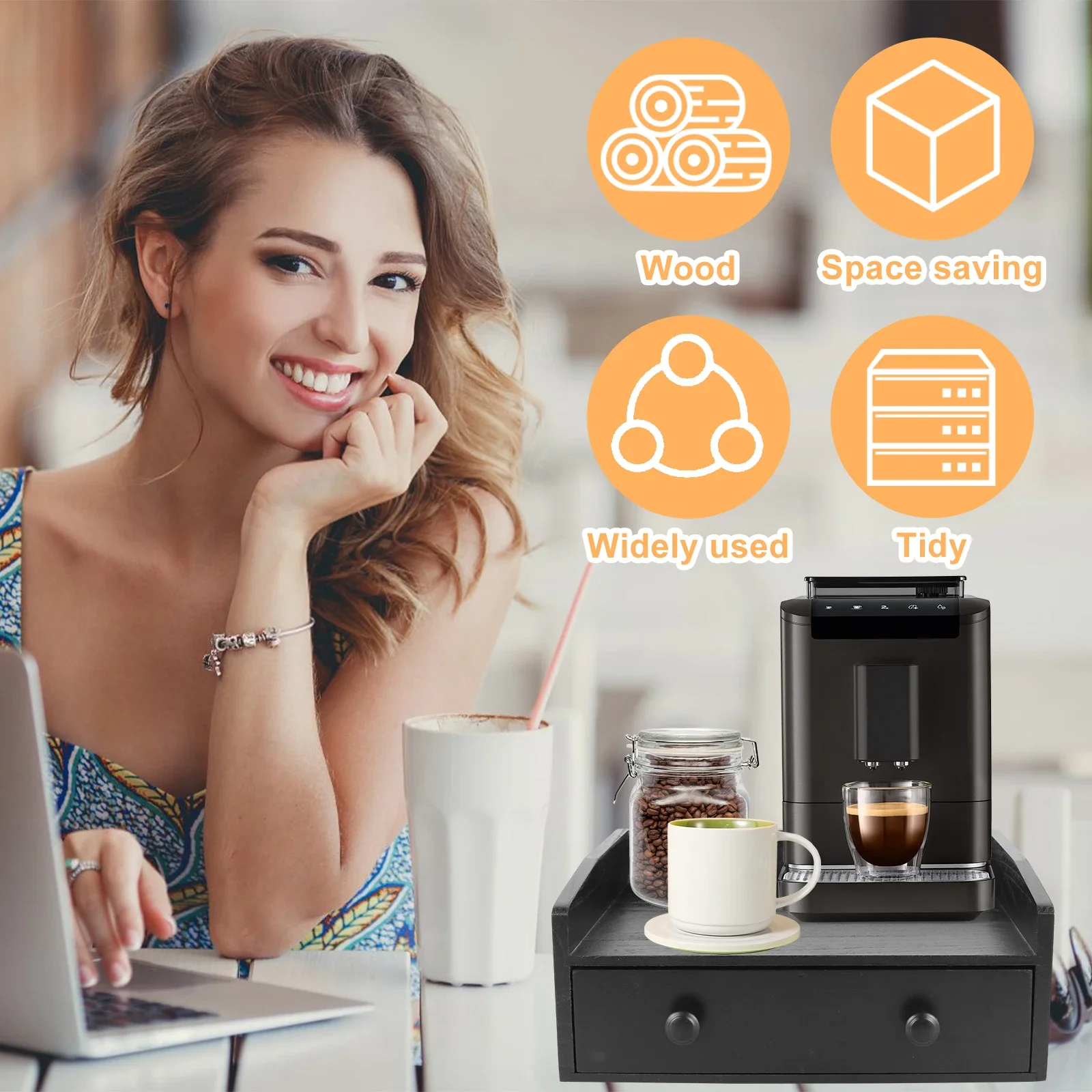Cassetto Base per Macchina da  - Coffee Tea Drawer Organizer recensione e prezzo