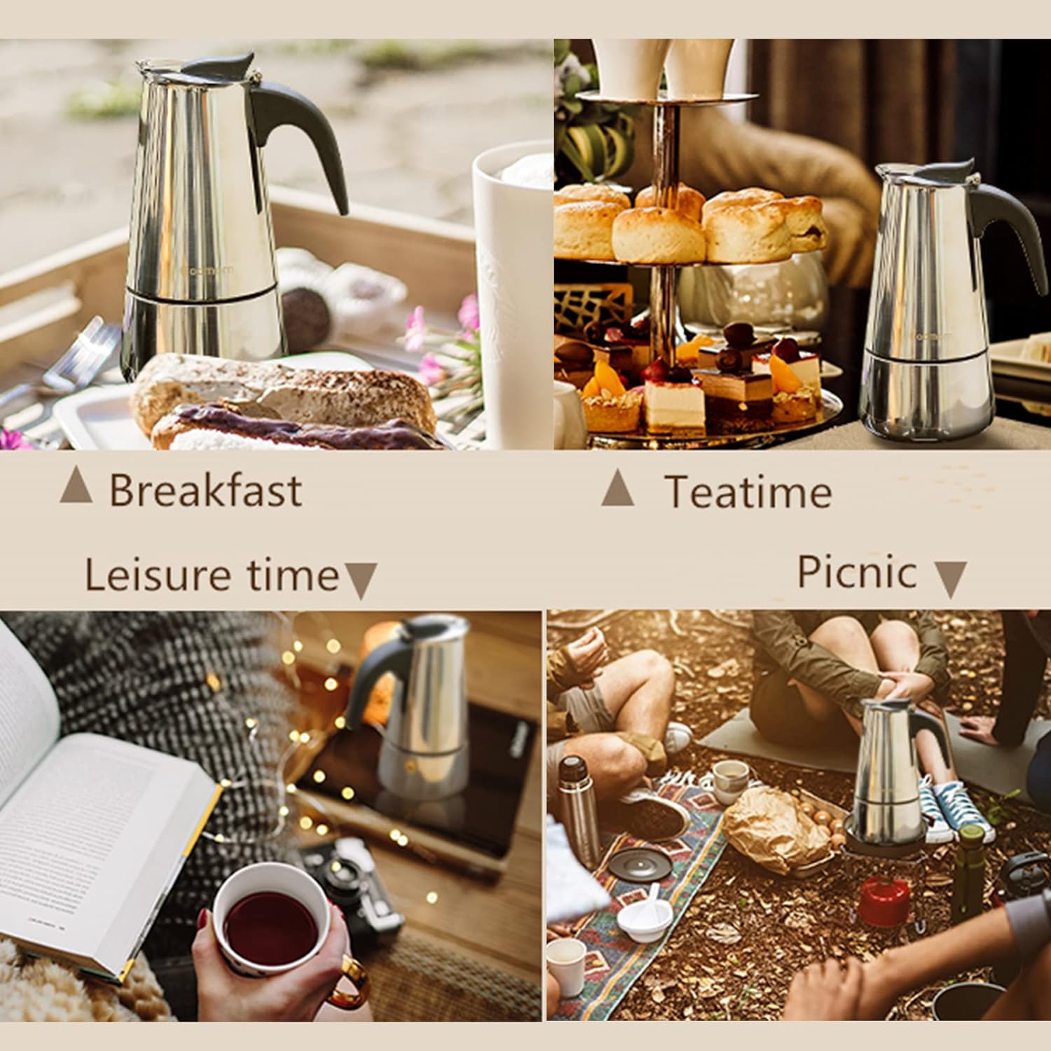 4/6/9 tazze Moka Pot Caffe Mac - Moka Pot Stove recensione e prezzo