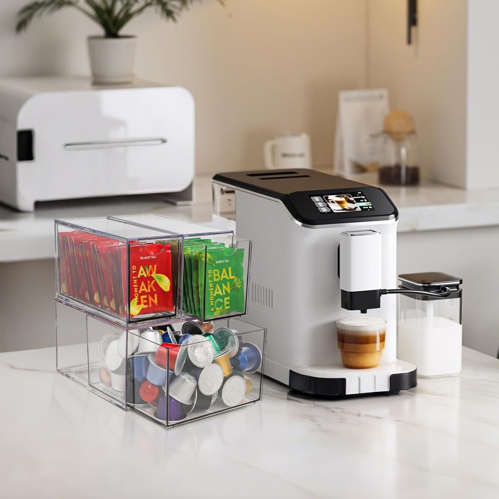 Organizzatore in Acrilico Tras - Coffee Tea Drawer Organizer recensione e prezzo