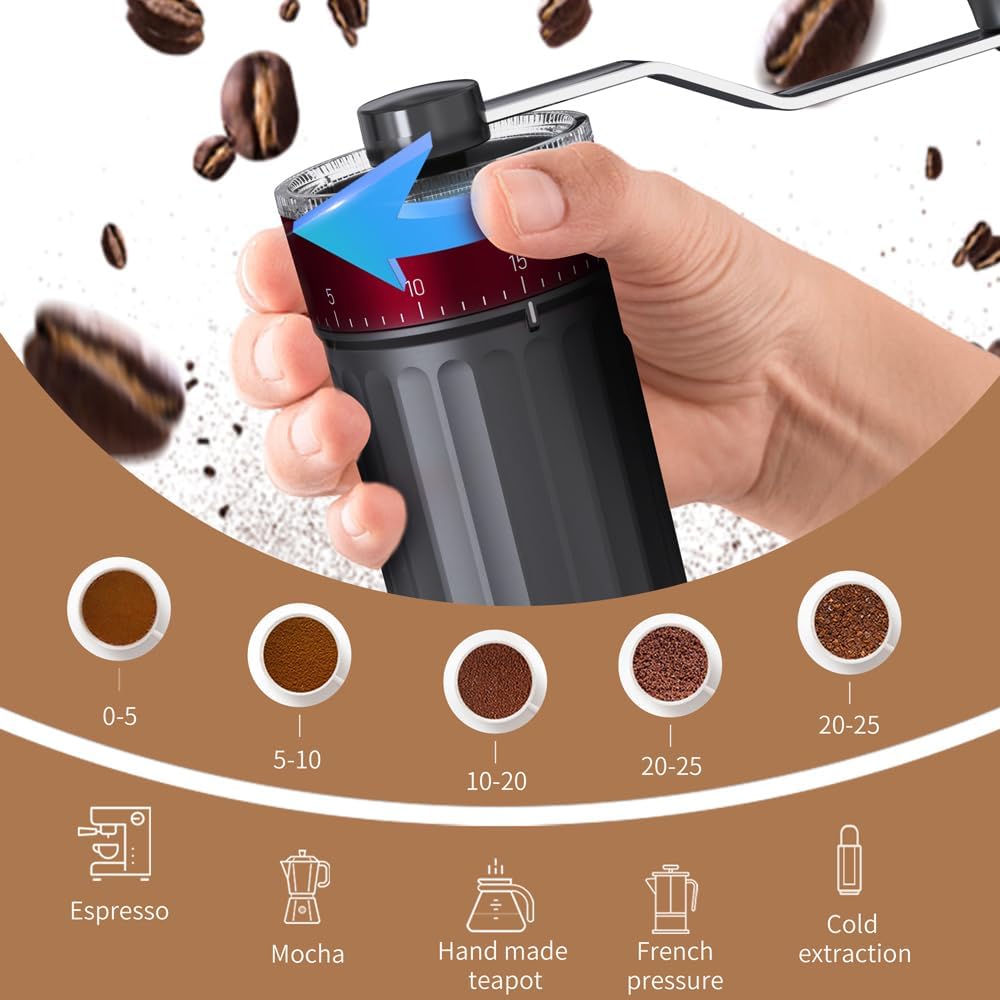 Macinacaffè manuale con 40 reg - French Press Coffee & Tea recensione e prezzo